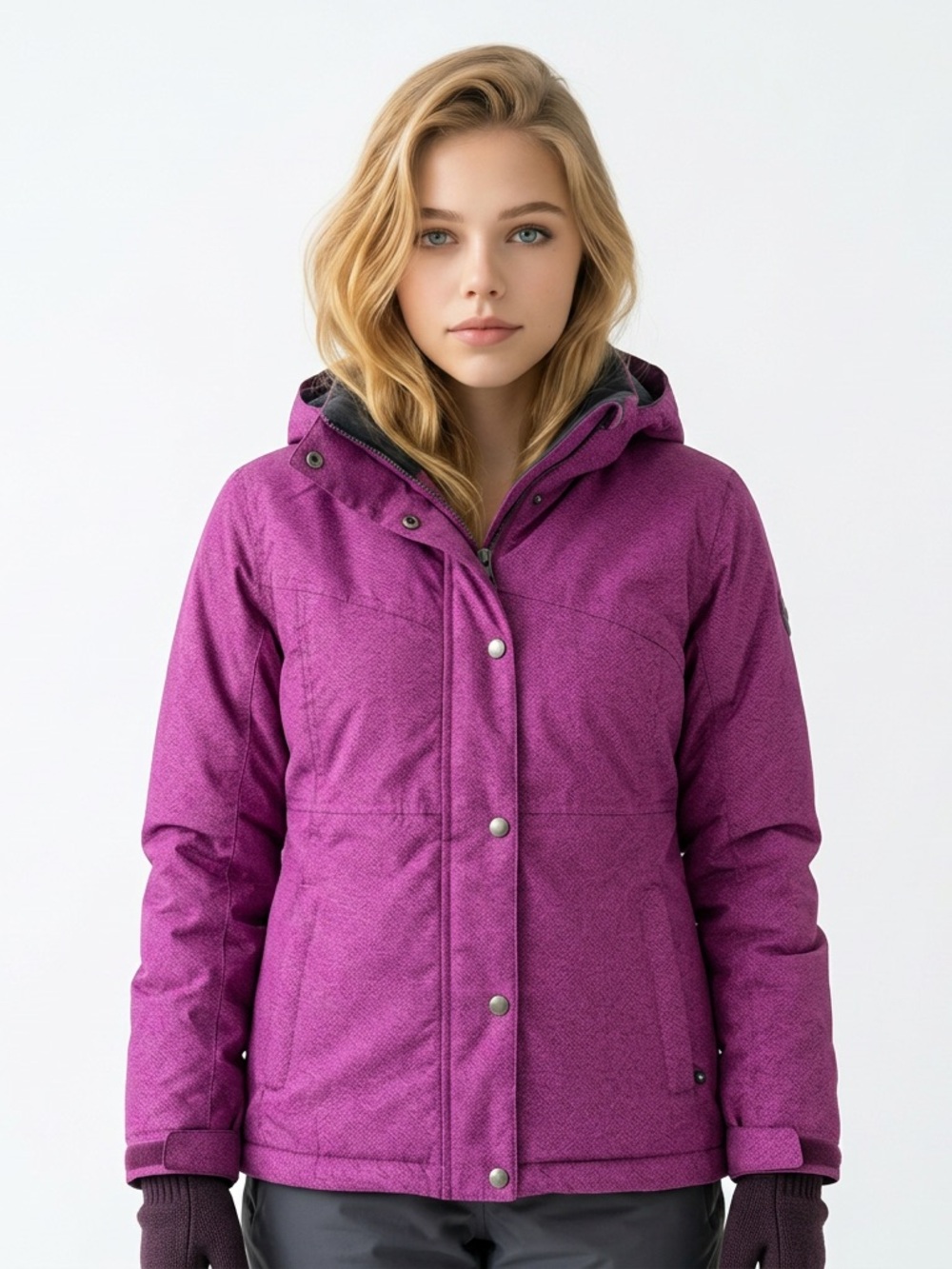 Avalanche Women's Magenta Ski & Snow Jacket with Hood